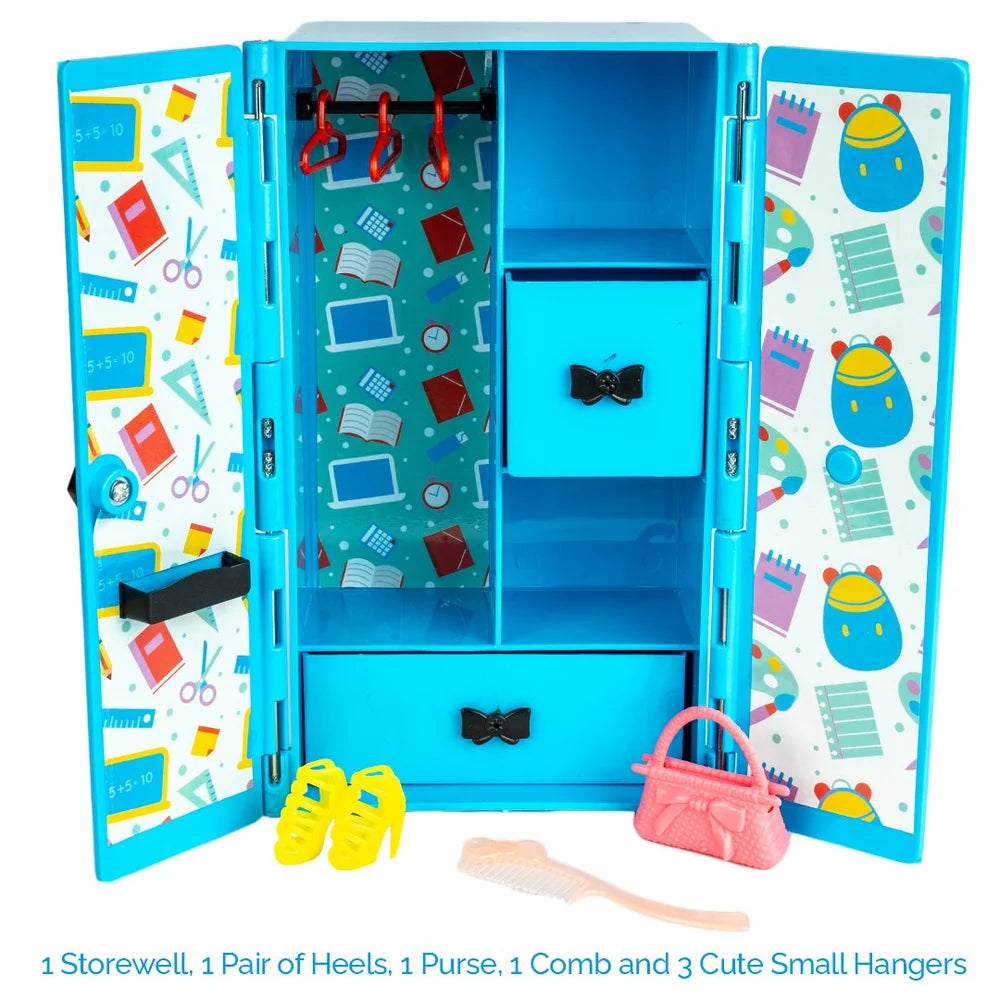 Ratna's Pretty Storewell Toy Wardrobe Pretend Play