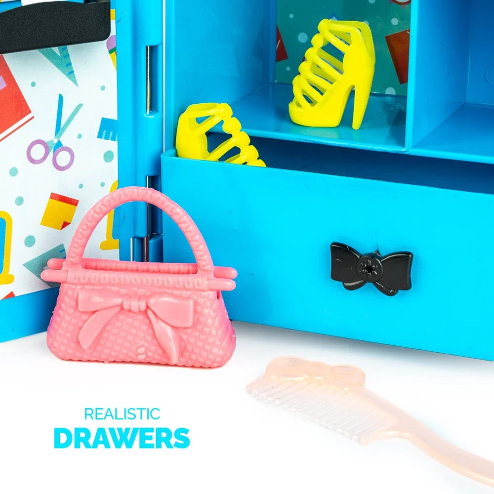 Ratna's Pretty Storewell Toy Wardrobe Pretend Play