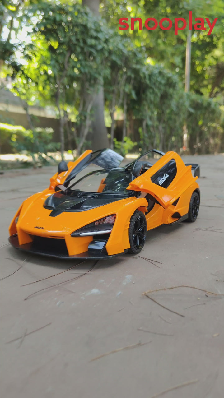 Moka Remote Control Resembling McLaren Senna Car | Openable Doors & Lights | 1:12 Scale (5-14 Years)