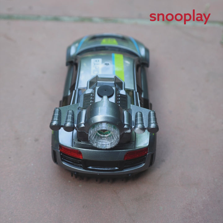 Remote Control Speed Racer Car with App Control & Smoke Spray | 1:24 Scale (5-12 Years) | Assorted Designs & Colors