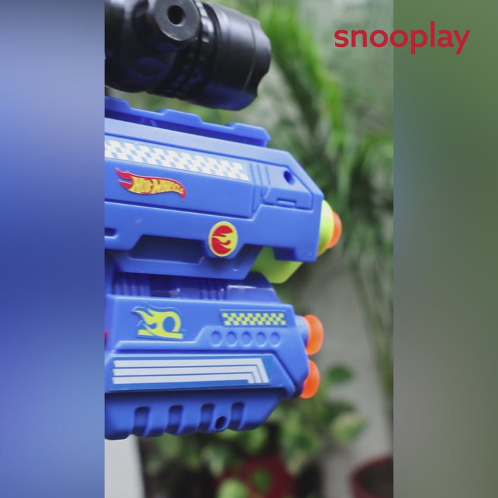 Hot Wheels Thunder Storm Blaster with Laser Pointer & 10 EVA Darts (4-8 Years)