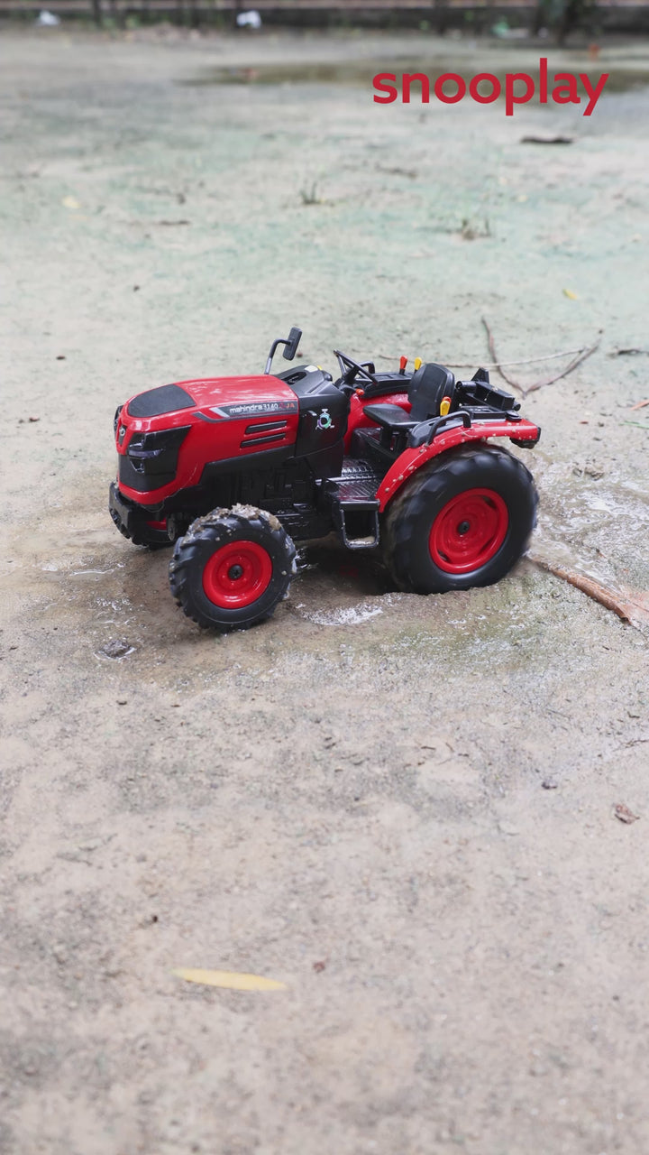 Mirana Toys Original Licensed Remote Control Mahindra 3140 OJA ATV Tractor | Bluetooth Speaker, Pre-Loaded Engine Sound, Volume Control | 1:12 Scale (4-12 Years)