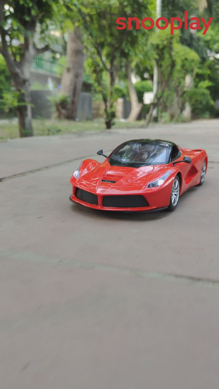 Moka Remote Control Resembling LaFerrari Car | Openable Doors & Lights | 1:12 Scale (5-14 Years)