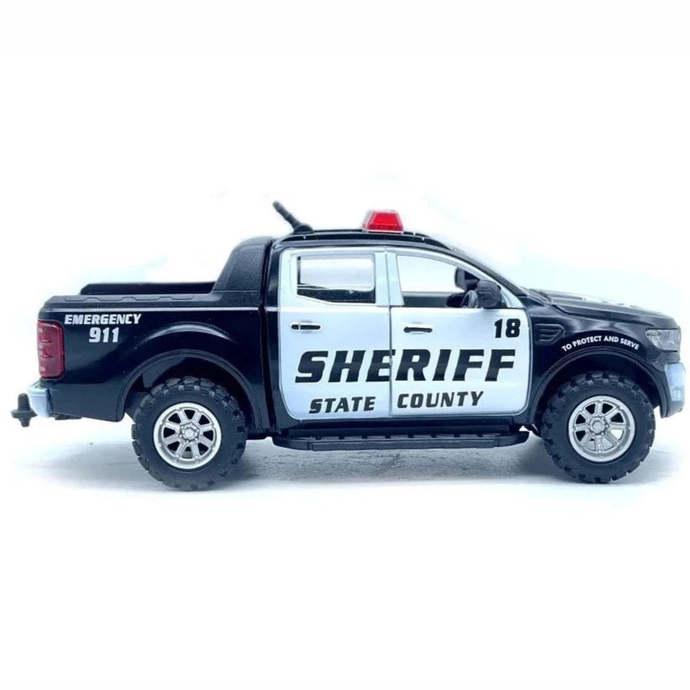 Trailblaster Sherrif Police Pull Back Toy Car - Assorted Colours (BG)