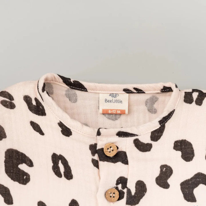 Beelittle Leopard Luxe 2-Piece Crinkled Set