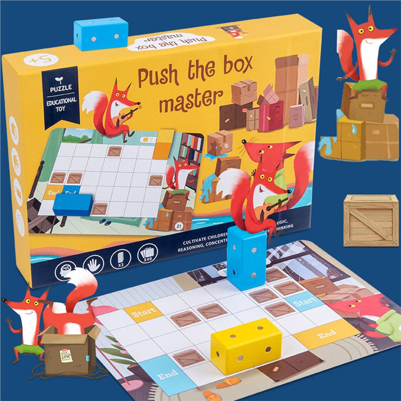 Push the Box Master Game Educational Learning Toys