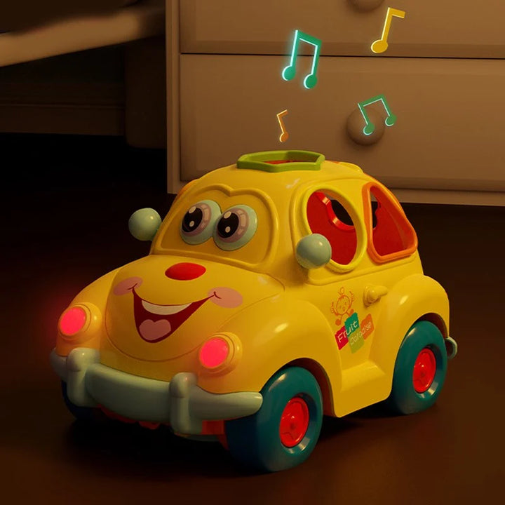 Hola Super Fun Fruit Car Toy with Shape Shorter for Kids