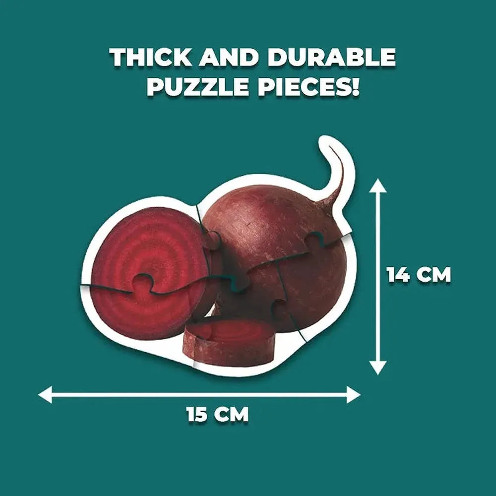 Toykraft Vegetables Puzzles – 4, 5 & 6 Piece Toddler Floor Puzzles