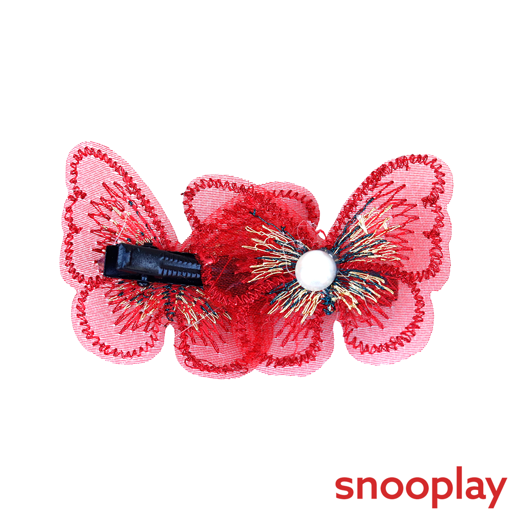 Baby Doe Net Butterfly Hair Clips | Net Fabric