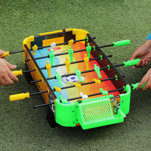 Play Zing 3 in 1 Table Top Small Foosball Game with Quick Spins & Rapid Goals (5-10 Years)