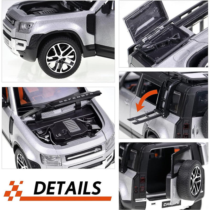 1:24 Defender Die Cast Metal Light & Sound (Multicolor)