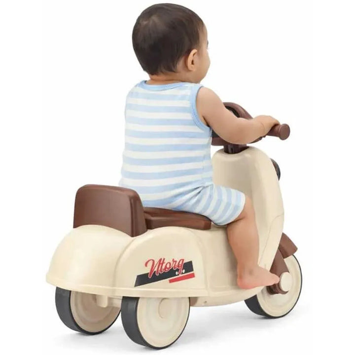 Bhasin Ntorq Kids Ride-On Scooter | Music & Lights | Battery-Free Push Ride-On Toy | Kids Scooter