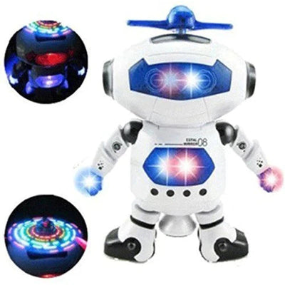 Musical And Dancing Naughty Robot (White, Blue)