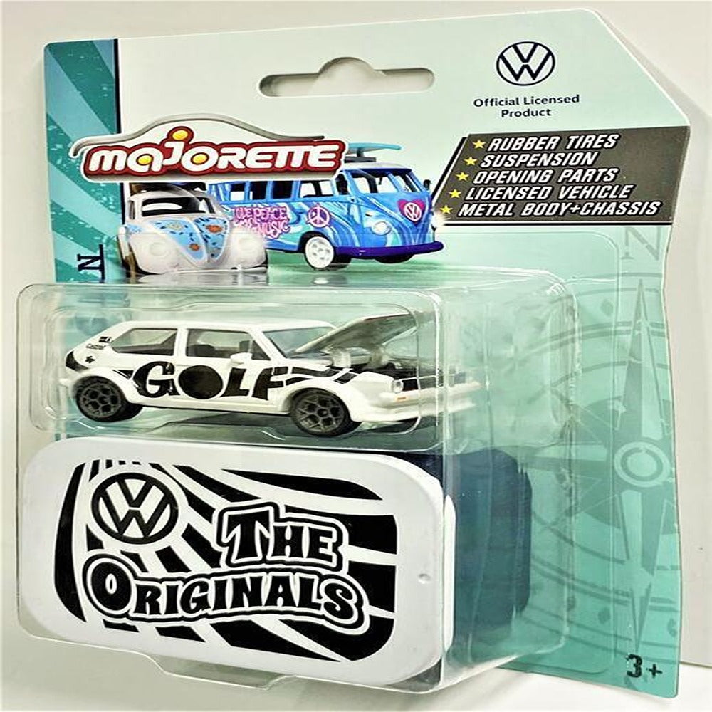 Licensed Majorette Volkswagen Golf MK 1 (The Originals) | White and Black
