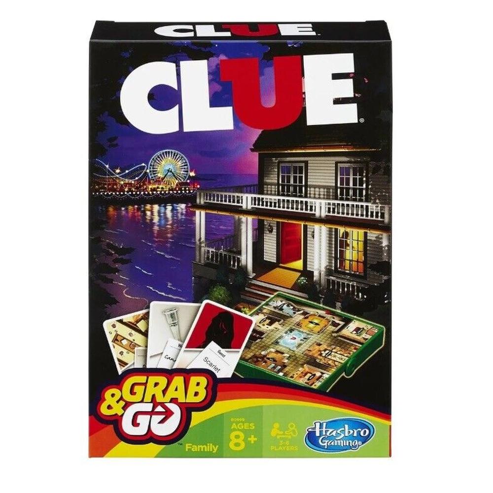 Hasbro Clue Grab & Go Board Game (8 Years till Grown Ups)