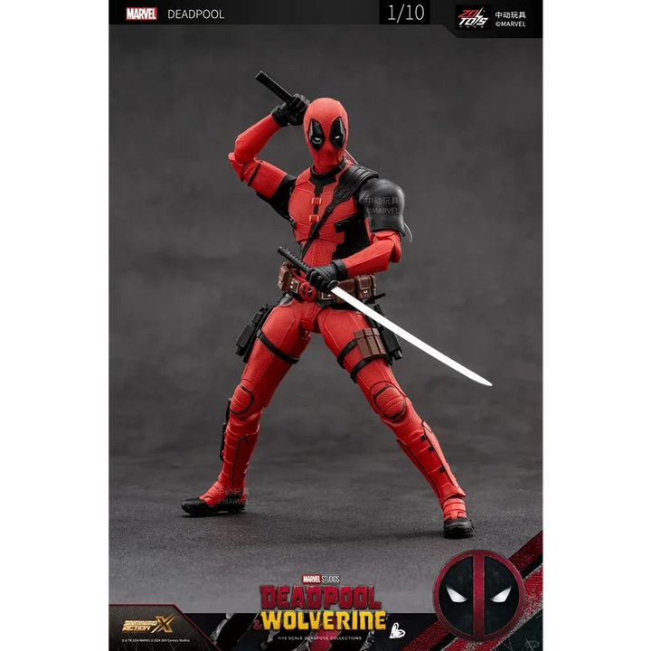Original Licensed Marvel Deadpool Action Figure | 1:10 Scale (15 Years till Grown Ups)