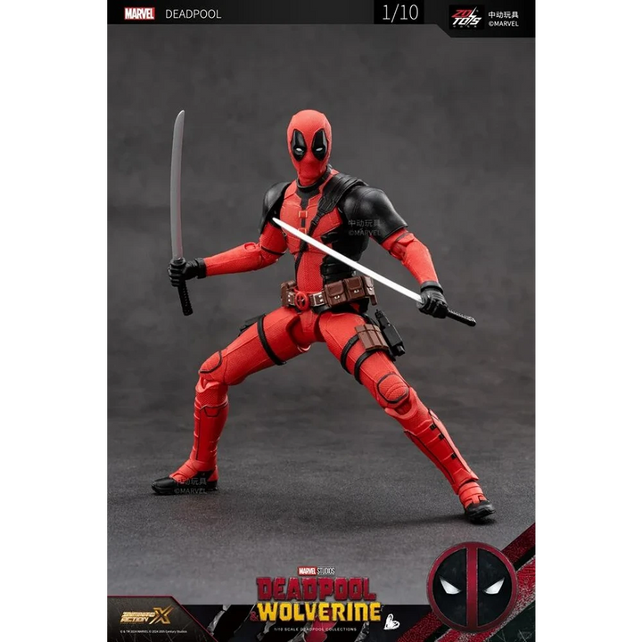 Original Licensed Marvel Deadpool Action Figure | 1:10 Scale (15 Years till Grown Ups)