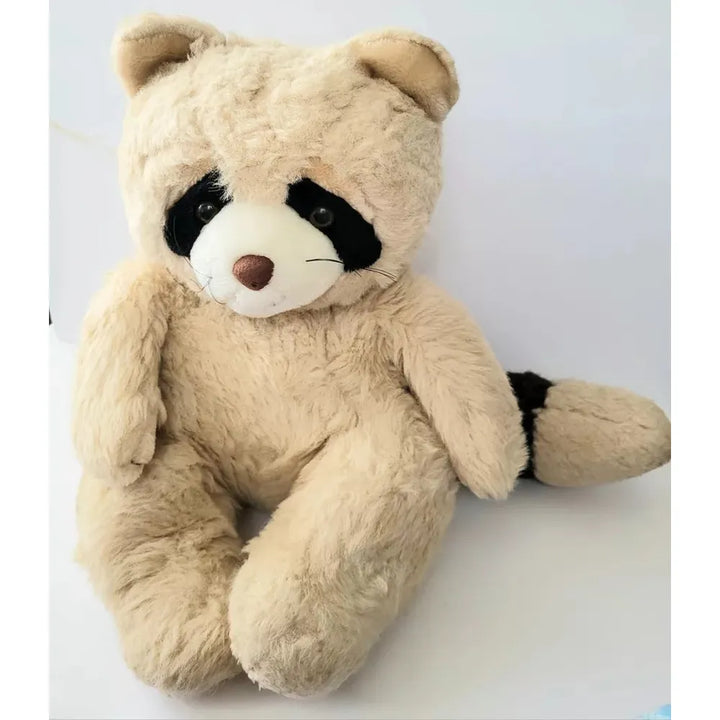 CuddleNest  Big Cute and Cuddly Raccoon teddy bear soft toy (White)