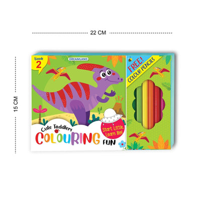 Cute Toddlers Colouring Fun Book - 2