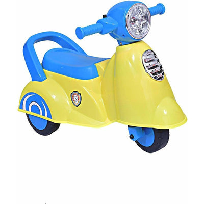 Manual Ride On Scooter (Yellow, Blue)