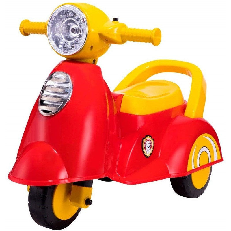 Manual  Ride On Scooter (Red, Yellow)