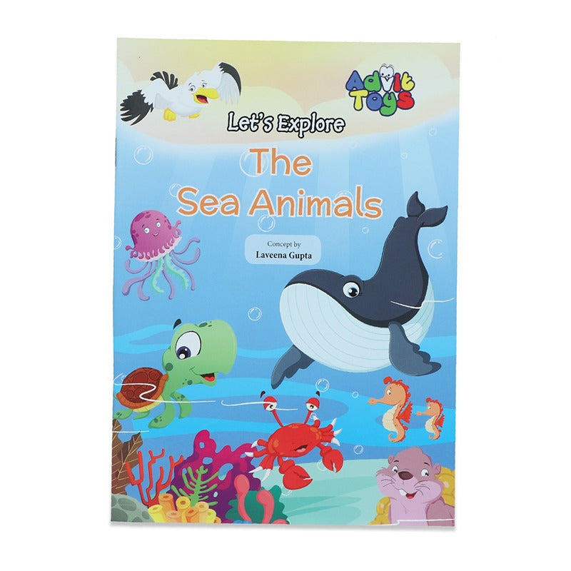 The Sea Animals - Jigsaw Puzzle (24 Piece + Educational Fun Fact Book)