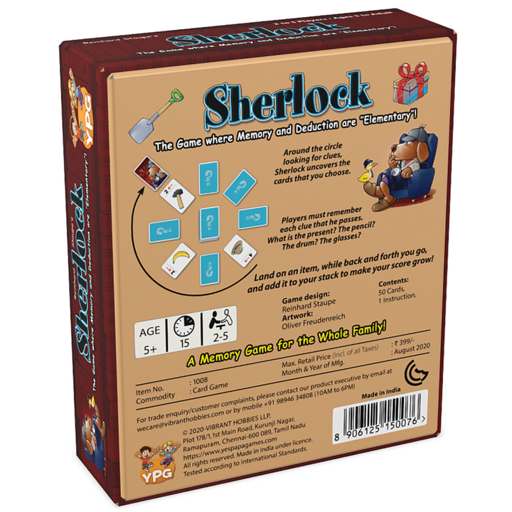 Sherlock (Multiplayer Logical Memory Fun Game)