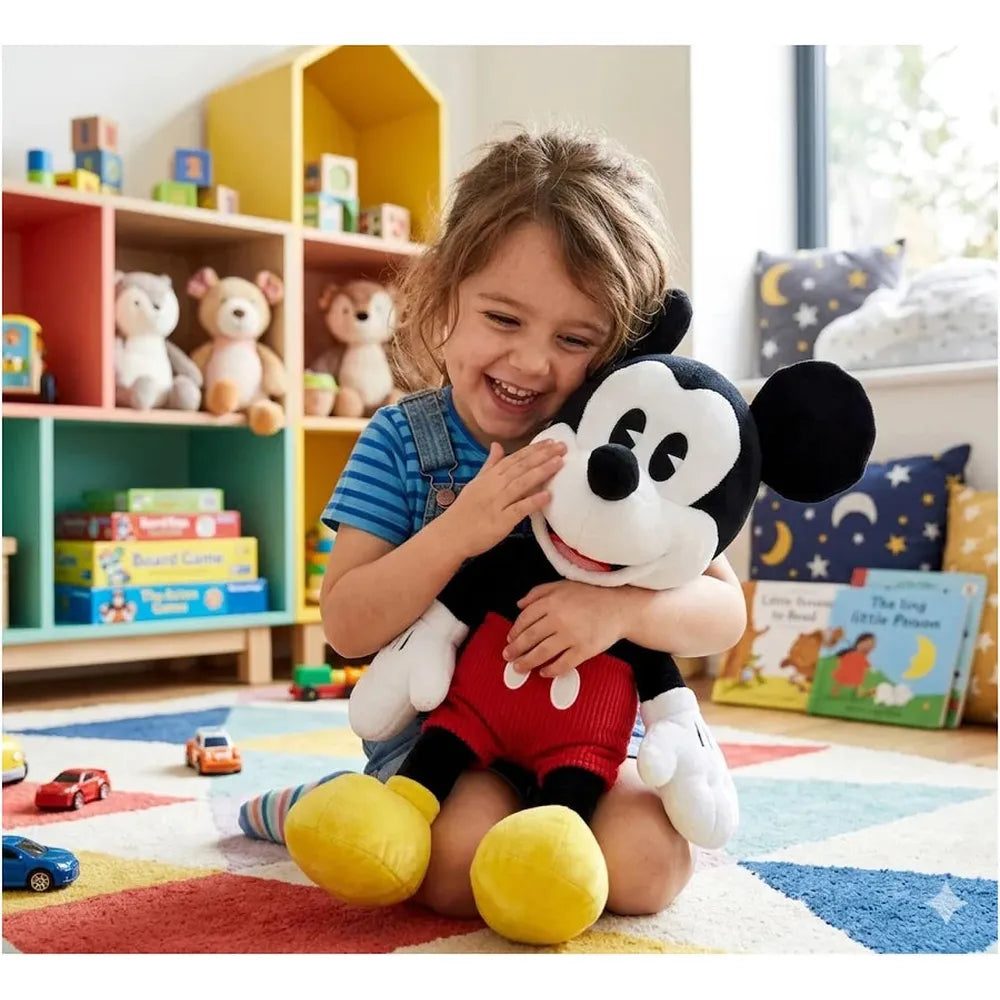 Licensed Disney Mickey Mouse White Face Soft Toy - 30cm