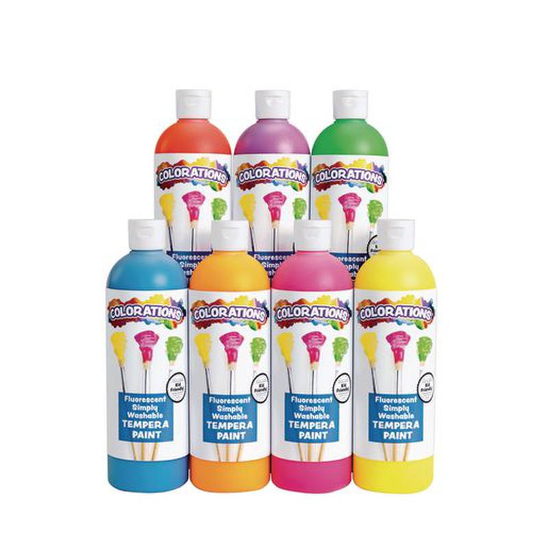 Simp Wash Tempera Fluorescent Paint 160z