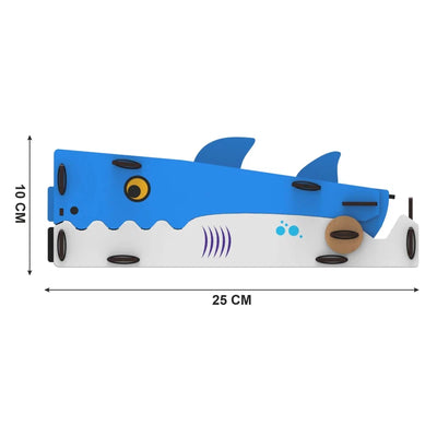 DIY Animal Themed Shark Wooden Pencil Box for Kids