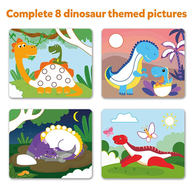 Dot it! : Dinosaur Art Activity