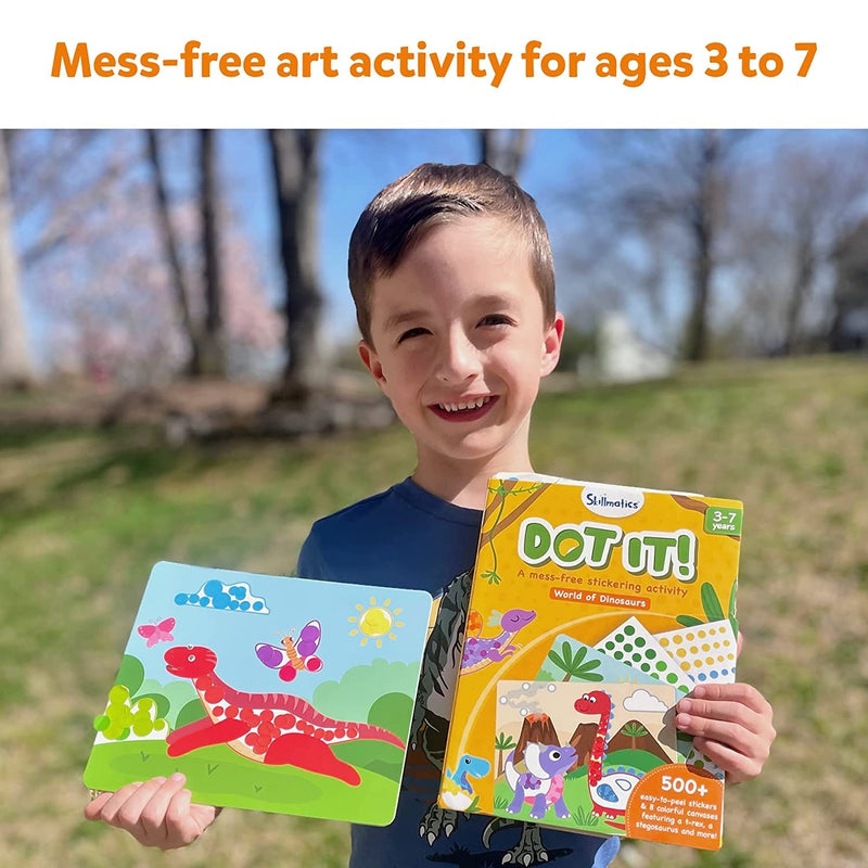 Dot it! : Dinosaur Art Activity