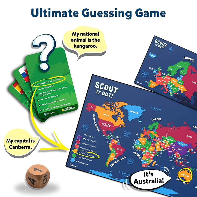 Scout It Out Countries of The World Guessing Game