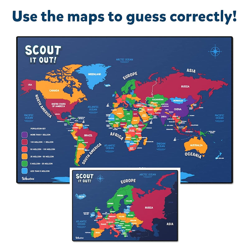 Scout It Out Countries of The World Guessing Game