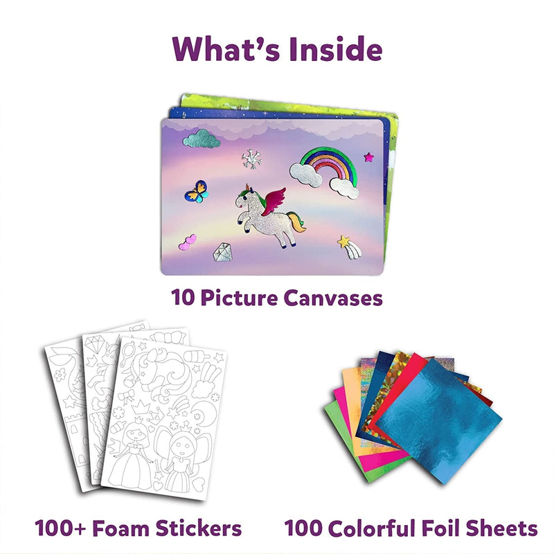 Foil Fun: Unicorn & Princess Mess-Free Art & Craft Kit (6-9 Years)