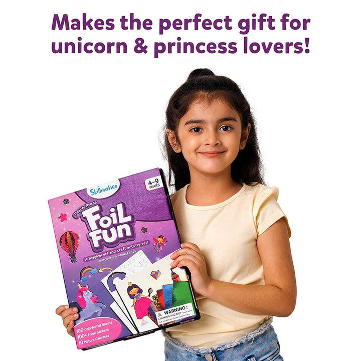 Foil Fun: Unicorn & Princess Mess-Free Art & Craft Kit (6-9 Years)