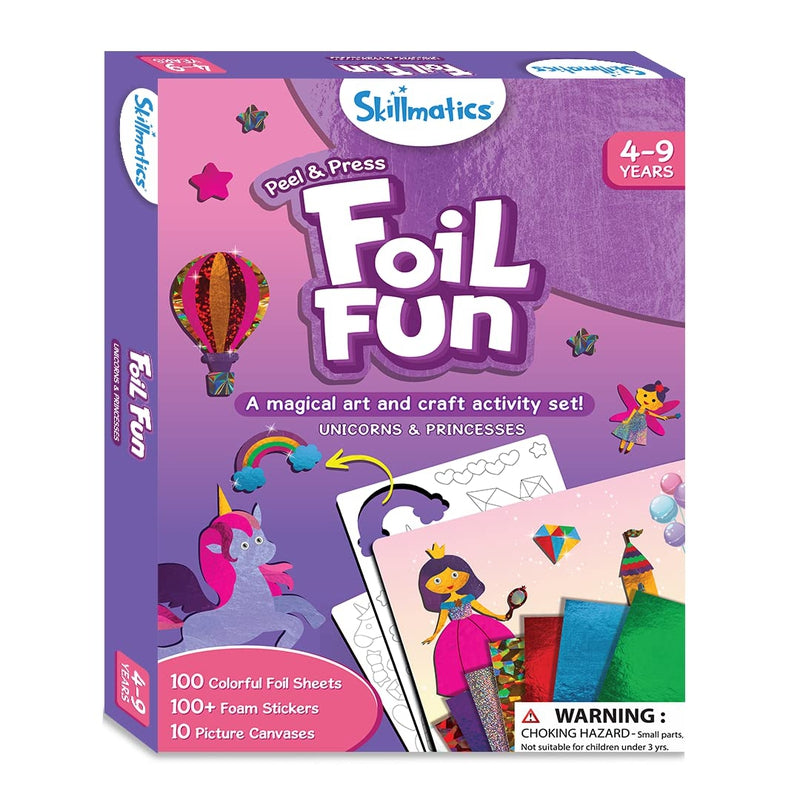 Foil Fun: Unicorn & Princess Mess-Free Art & Craft Kit (6-9 Years)