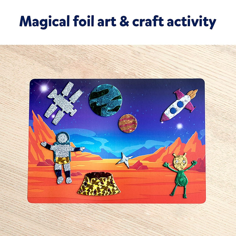 Foil Fun: Up In Space Mess free Art & Craft Activity Kit (6-9 Years)