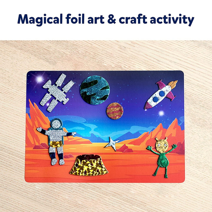 Foil Fun: Up In Space Mess free Art & Craft Activity Kit