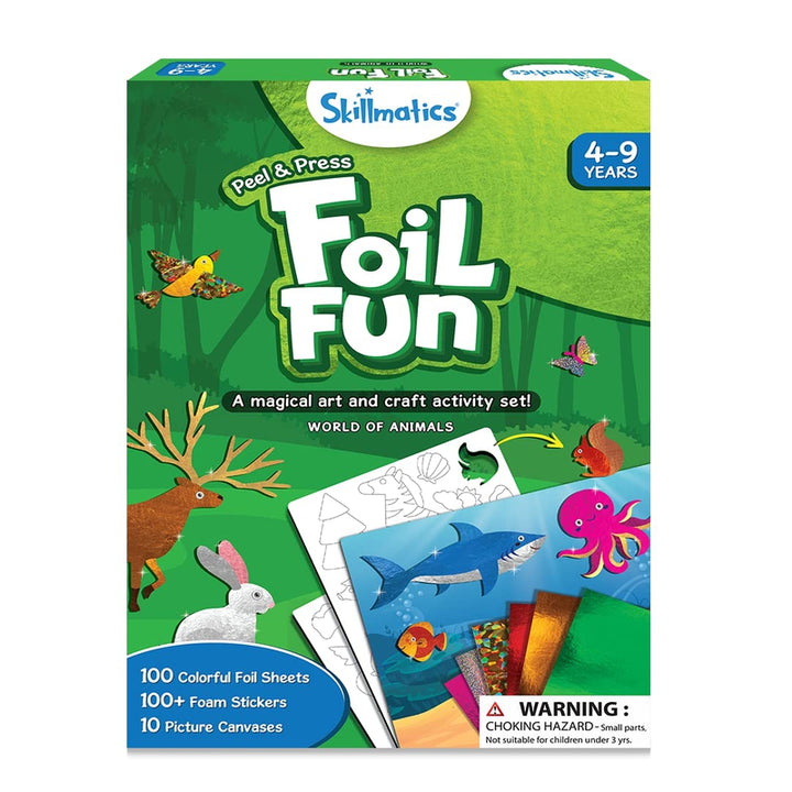 Foil Fun: Animal World Mess-Free Art & Craft Kit (6-9 Years)