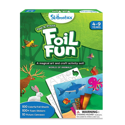 Foil Fun: World Of Animal Mess free Art & Craft Activity Kit