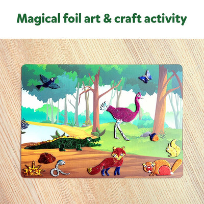 Foil Fun: World Of Animal Mess free Art & Craft Activity Kit