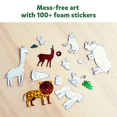 Foil Fun: World Of Animal Mess free Art & Craft Activity Kit