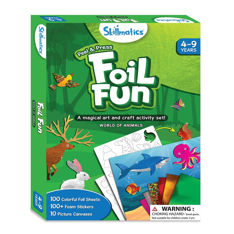 Foil Fun: World Of Animal Mess free Art & Craft Activity Kit