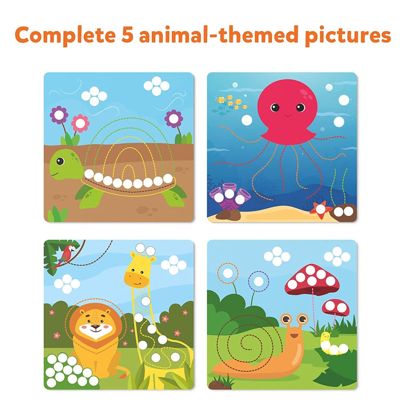 Dot It Magnets: Animal Art Activity (4-8 Years)