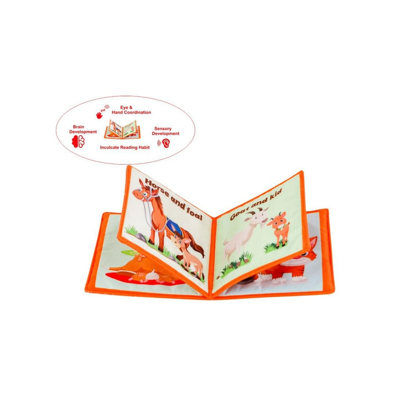 Farm Animals Mini Cloth Book (English Educational Book)