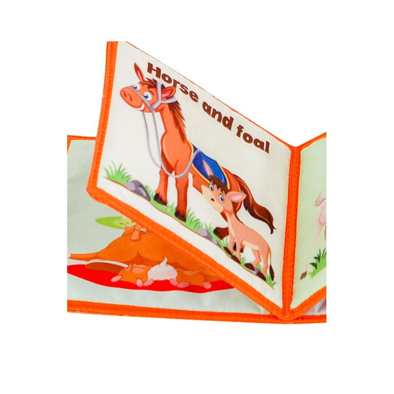 Farm Animals Mini Cloth Book (English Educational Book)