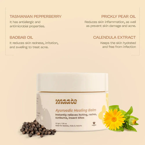 Maate After Bite Ayurvedic Healing Balm - 50 gm