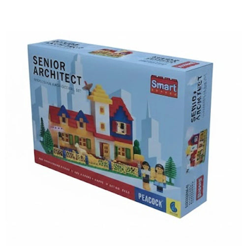 Peacock Toys & Games Smart Blocks Senior Architect Interlocking Architectural Set (610 Pieces) – Set No. 2133