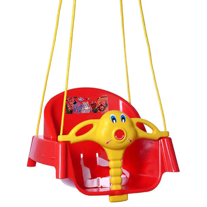 Infanto Smart Swing - Compact Foldable Design, 2 Point Safety Belt & Wheels